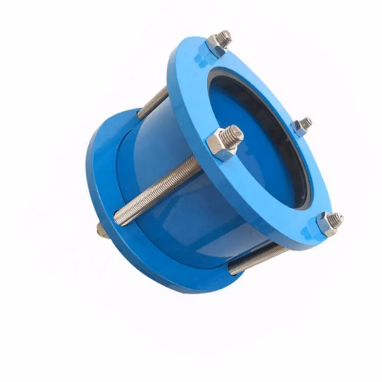 Ductile Iron and HDPE Flange Adapters for Connecting PVC Pipes