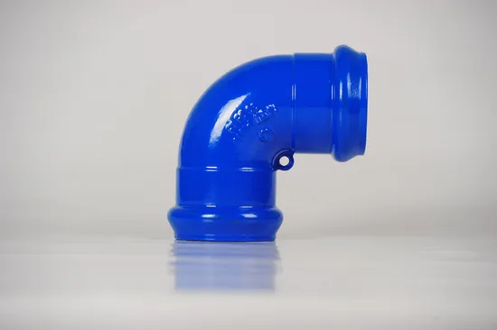 Ductile Iron 45 Degree Elbow Tee Bending PVC Fitting (DN40