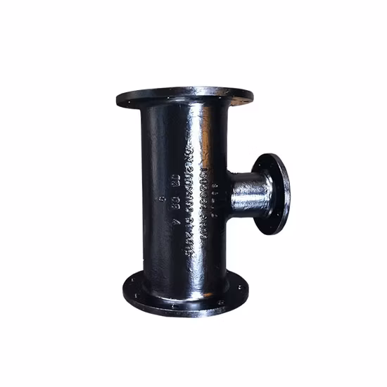 Awwa C110 Di Ductile Iron Flanged Pipe Fitting Equal Tee